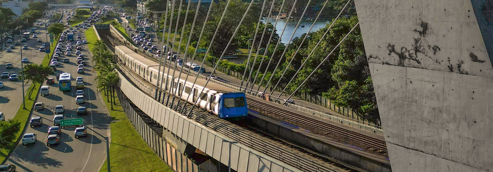 ponte estaiada metrorio